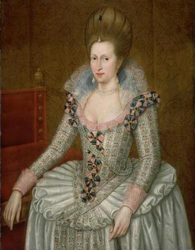 Attributed to John de Critz the Elder Portrait of Anne of Denmark